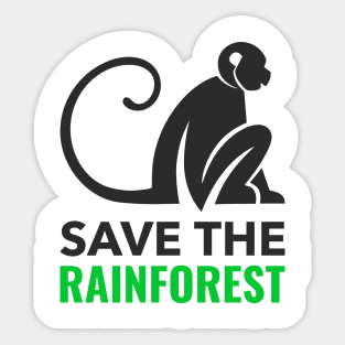 Save The Rainforest Sticker